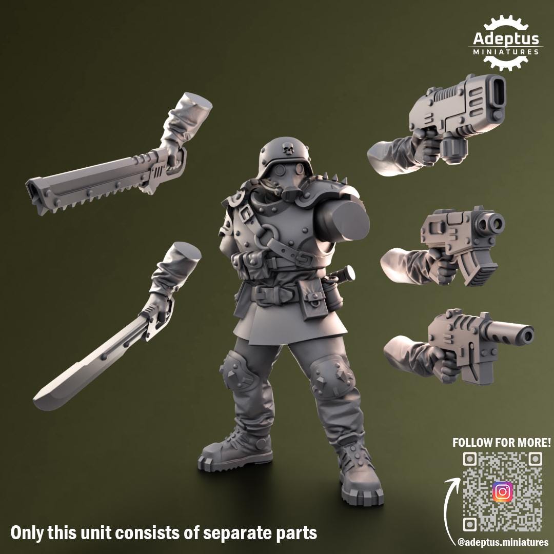 Adeptus Miniatures Grimstone Legion Infantry Squad (Custom Order) - product image 6 of 6