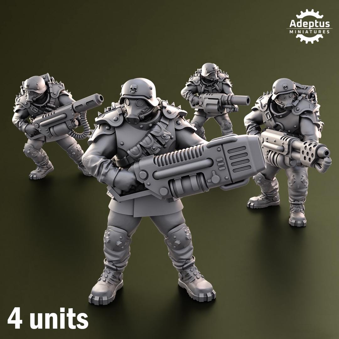 Adeptus Miniatures Grimstone Legion Special Weapons (Custom Order) - product image 1 of 5