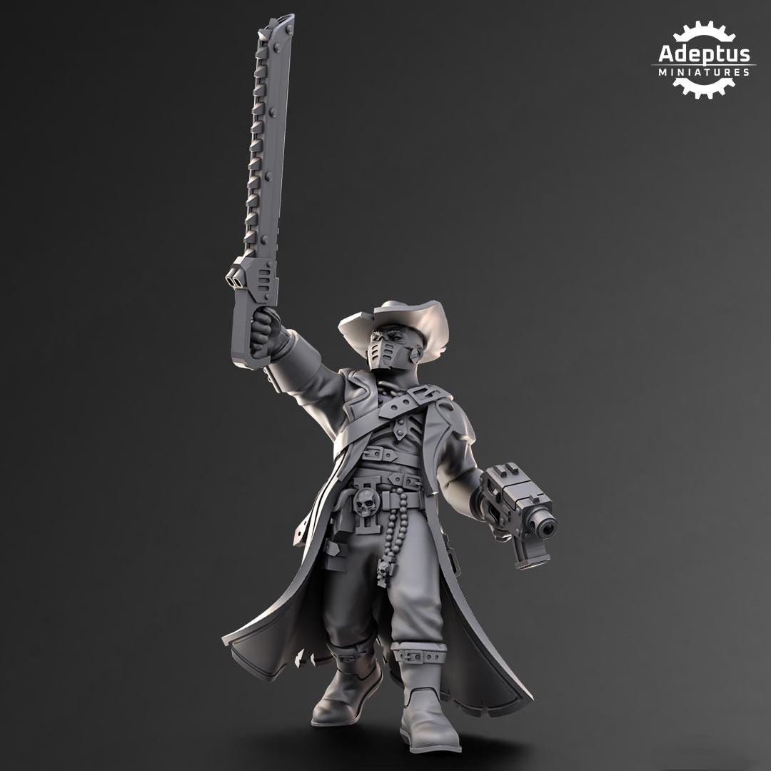 Adeptus Miniatures Inquisitor Ravena. Pose 2. Imperial Guard (Custom Order) - product image 1 of 3