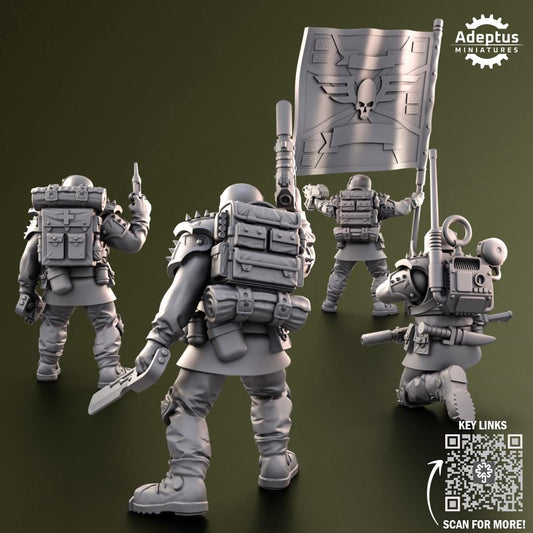 Adeptus Miniatures Grimstone Legion Command Squad (Custom Order) - product image 2 of 10