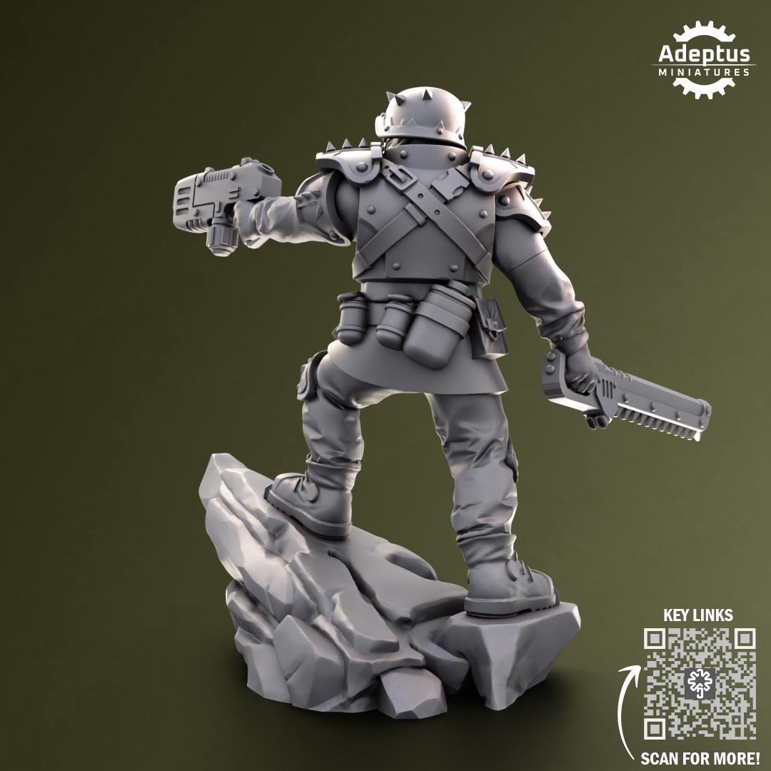 Adeptus Miniatures Grimstone Legion Command Squad (Custom Order) - product image 10 of 10