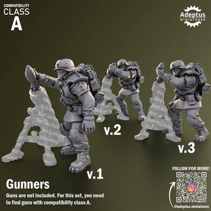 Adeptus Miniatures Grimstone Legion Heavy Weapons Teams x3 (Custom Order) - product image 6 of 8