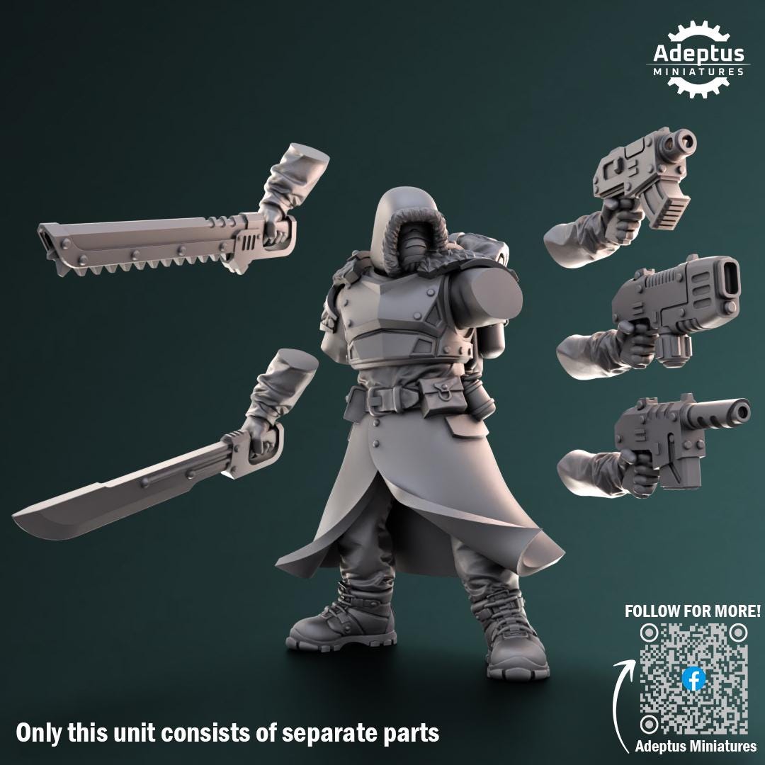 Adeptus Miniatures Frostguard Regiment Infantry Squad (Custom Order) - product image 7 of 7