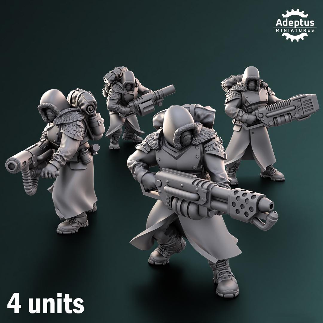 Adeptus Miniatures Frostguard Regiment Special Weapons (Custom Order) - product image 1 of 5