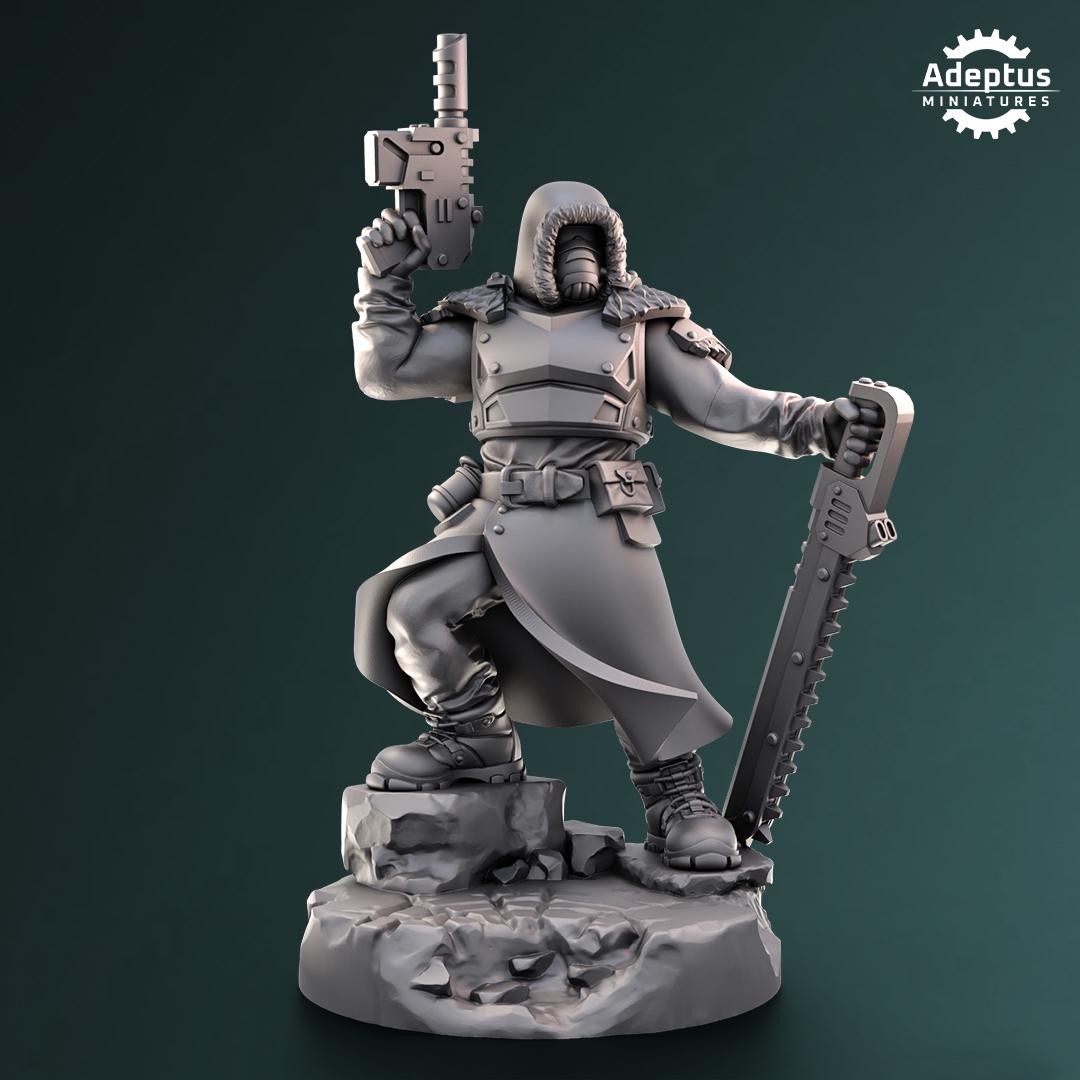 Adeptus Miniatures Frostguard Regiment Command Squad (Custom Order) - product image 8 of 10
