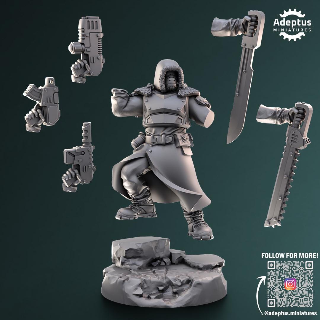 Adeptus Miniatures Frostguard Regiment Command Squad (Custom Order) - product image 10 of 10