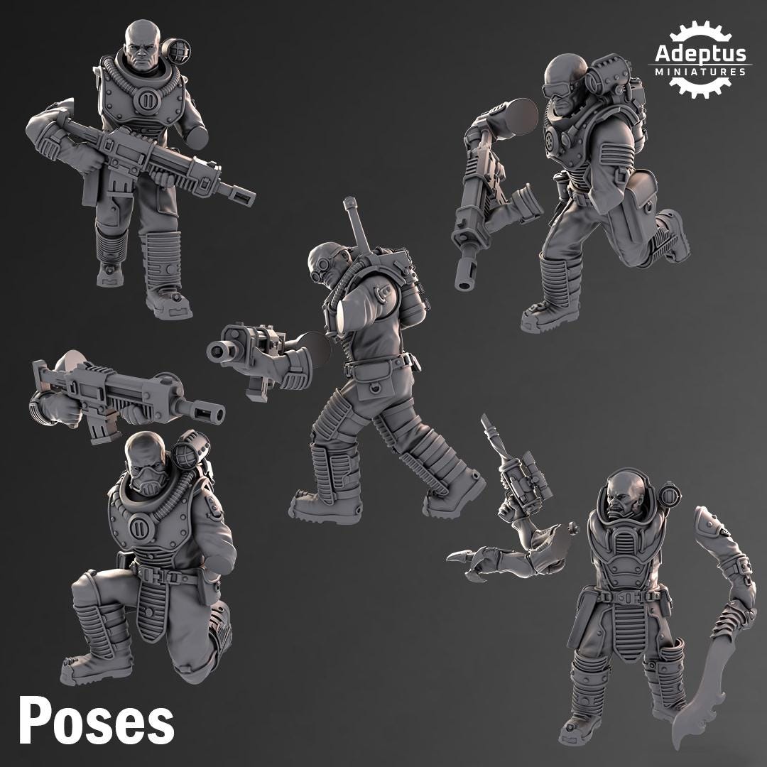 Adeptus Miniatures Mindreapers. The Hiveborne (Custom Order) - product image 3 of 3