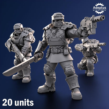Adeptus Miniatures Steelstorm Regiment Infantry Squad (Custom Order) - product image 1 of 7