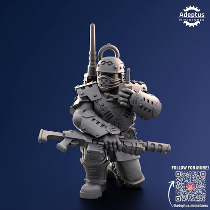 Adeptus Miniatures Steelstorm Regiment Command Squad (Custom Order) - product image 5 of 10