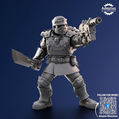 Adeptus Miniatures Steelstorm Regiment Command Squad (Custom Order) - product image 6 of 10