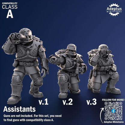 Adeptus Miniatures Steelstorm Regiment Heavy Weapons Teams x3 (Custom Order) - product image 7 of 8