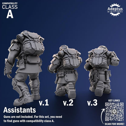 Adeptus Miniatures Steelstorm Regiment Heavy Weapons Teams x3 (Custom Order) - product image 8 of 8