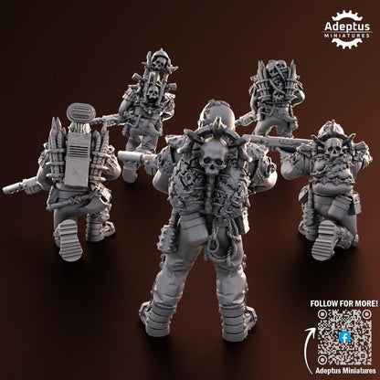 Adeptus Miniatures Shattered Legion. Renegades and Heretics Infantry Squad (Custom Order) - product image 7 of 10