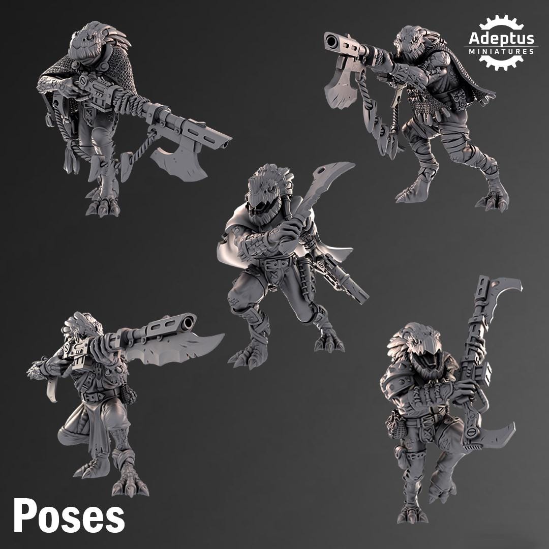 Adeptus Miniatures Fleshstalkers. Hunters (Custom Order) - product image 2 of 2