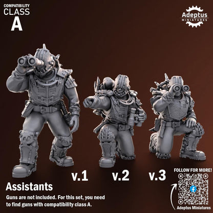 Adeptus Miniatures Shattered Legion. Renegades and Heretics Heavy Weapons Teams x3 (Custom Order) - product image 7 of 8