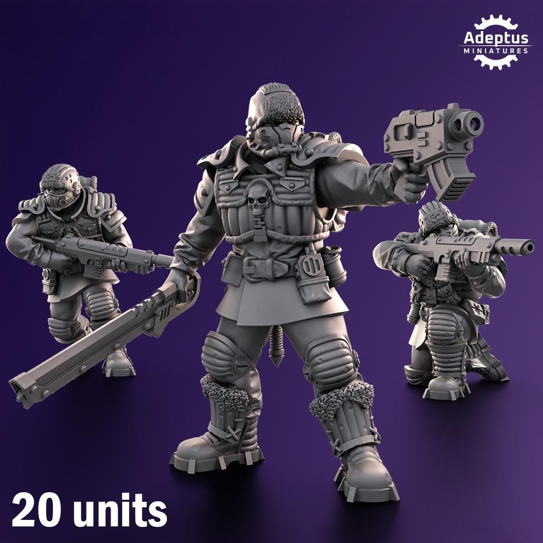 Adeptus Miniatures Stormworn Troops Infantry Squad (Custom Order) - product image 1 of 7