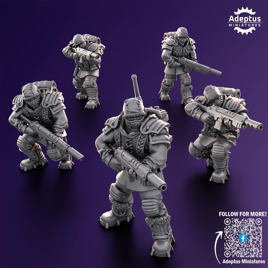 Adeptus Miniatures Stormworn Troops Infantry Squad (Custom Order) - product image 5 of 7