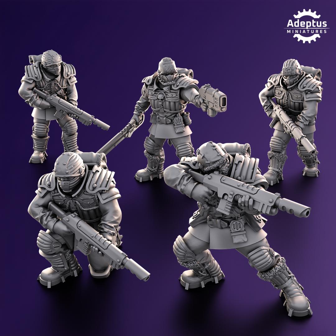 Adeptus Miniatures Stormworn Troops Infantry Squad (Custom Order) - product image 6 of 7
