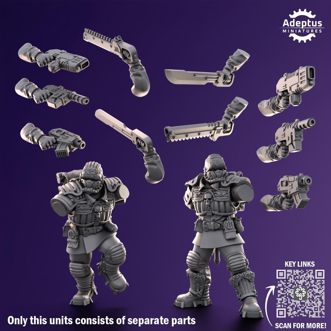 Adeptus Miniatures Stormworn Troops Infantry Squad (Custom Order) - product image 7 of 7