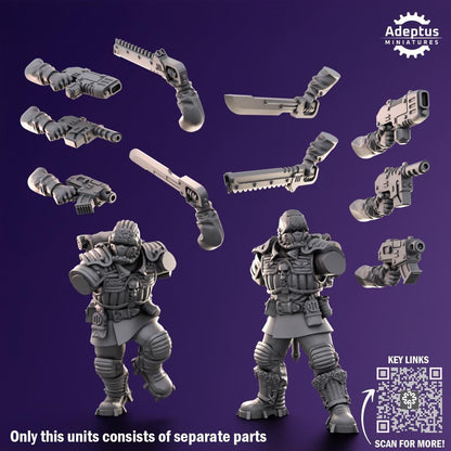Adeptus Miniatures Stormworn Troops Infantry Squad (Custom Order) - product image 7 of 7