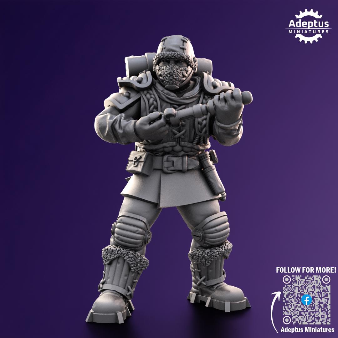 Adeptus Miniatures Stormworn Troops Command Squad (Custom Order) - product image 4 of 10