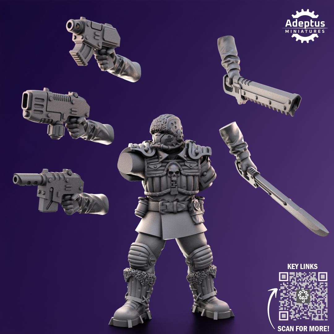 Adeptus Miniatures Stormworn Troops Command Squad (Custom Order) - product image 6 of 10