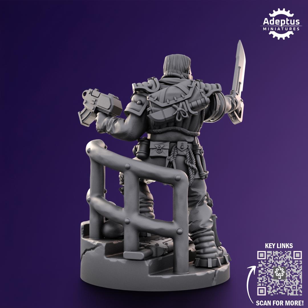 Adeptus Miniatures Stormworn Troops Command Squad (Custom Order) - product image 9 of 10
