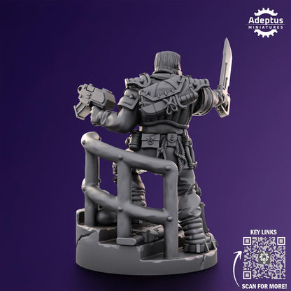 Adeptus Miniatures Stormworn Troops Command Squad (Custom Order) - product image 9 of 10