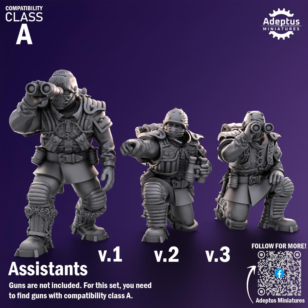 Adeptus Miniatures Stormworn Troops Heavy Weapons Teams x3 (Custom Order) - product image 7 of 8