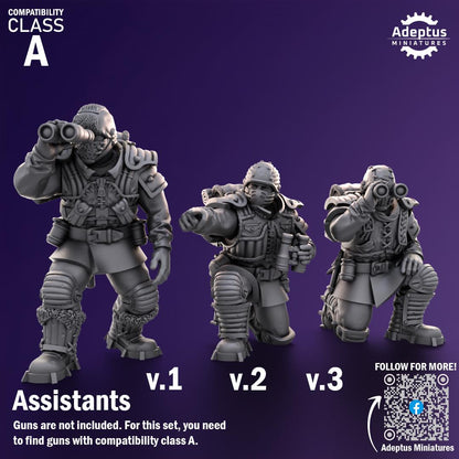 Adeptus Miniatures Stormworn Troops Heavy Weapons Teams x3 (Custom Order) - product image 7 of 8