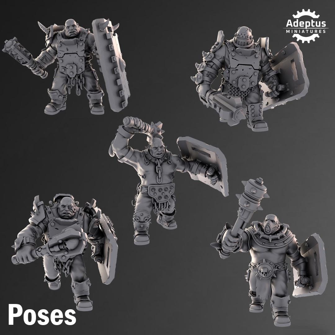 Adeptus Miniatures Abhuman Brutes. Renegades and Heretics (Custom Order) - product image 2 of 3