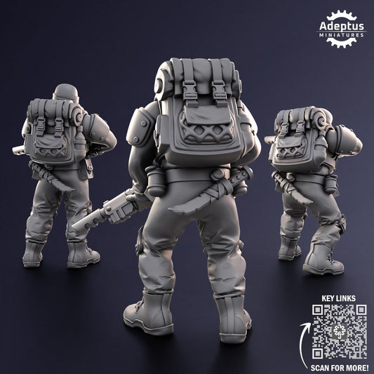 Adeptus Miniatures Sandshroud Battalion Infantry Squad (Custom Order) - product image 2 of 7