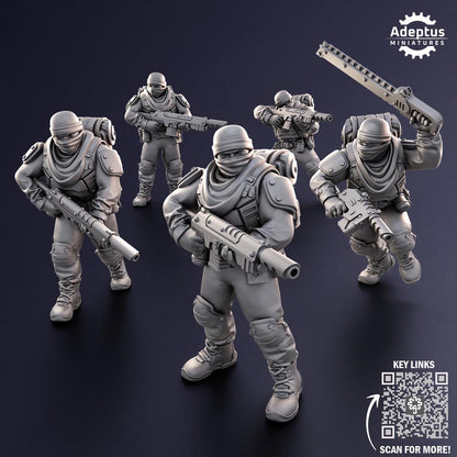 Adeptus Miniatures Sandshroud Battalion Infantry Squad (Custom Order) - product image 5 of 7