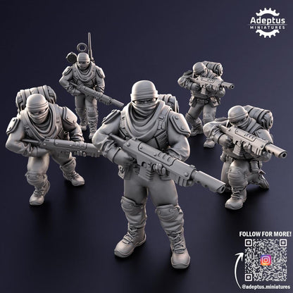 Adeptus Miniatures Sandshroud Battalion Infantry Squad (Custom Order) - product image 6 of 7