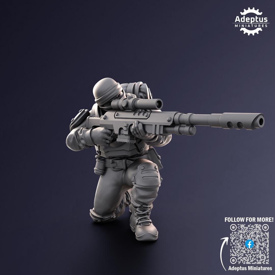 Adeptus Miniatures Sandshroud Battalions Snipers (Custom Order) - product image 4 of 5