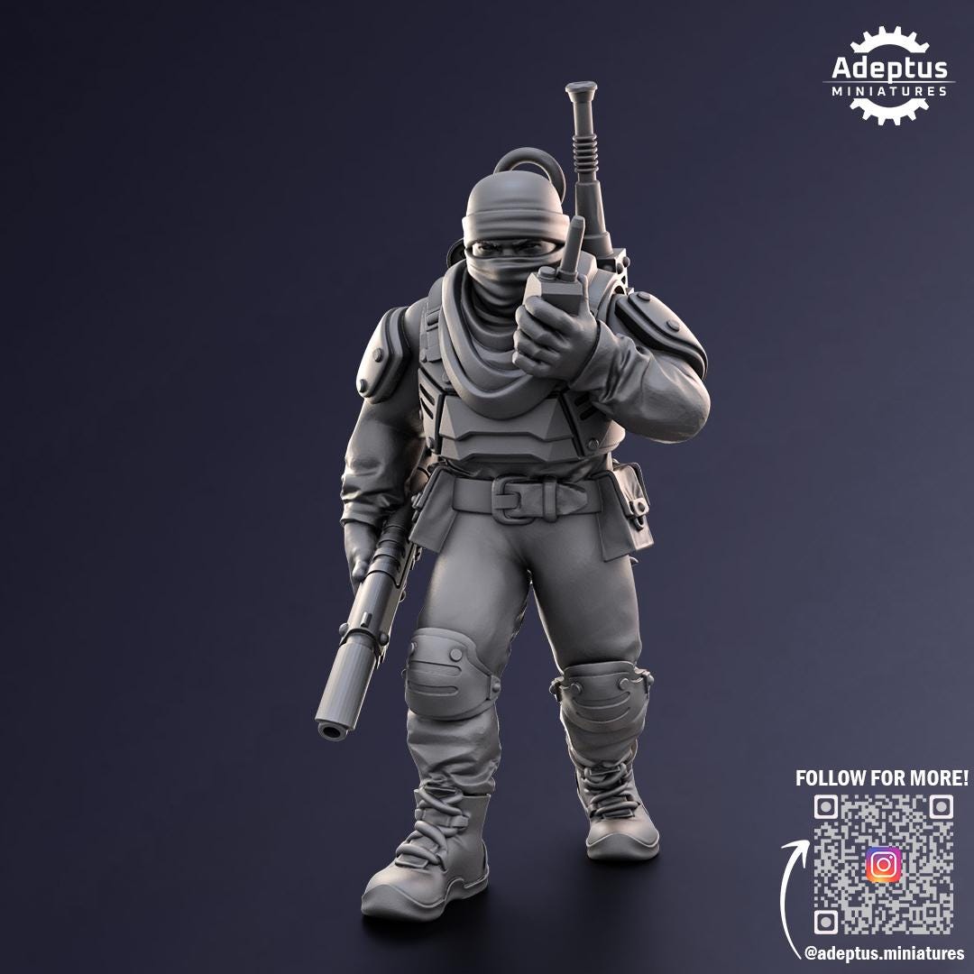 Adeptus Miniatures Sandshroud Battalion Command Squad (Custom Order) - product image 5 of 9