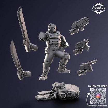 Adeptus Miniatures Sandshroud Battalion Command Squad (Custom Order) - product image 9 of 9