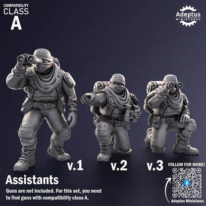Adeptus Miniatures Sandshroud Battalion Heavy Weapons Teams x3 (Custom Order) - product image 7 of 8