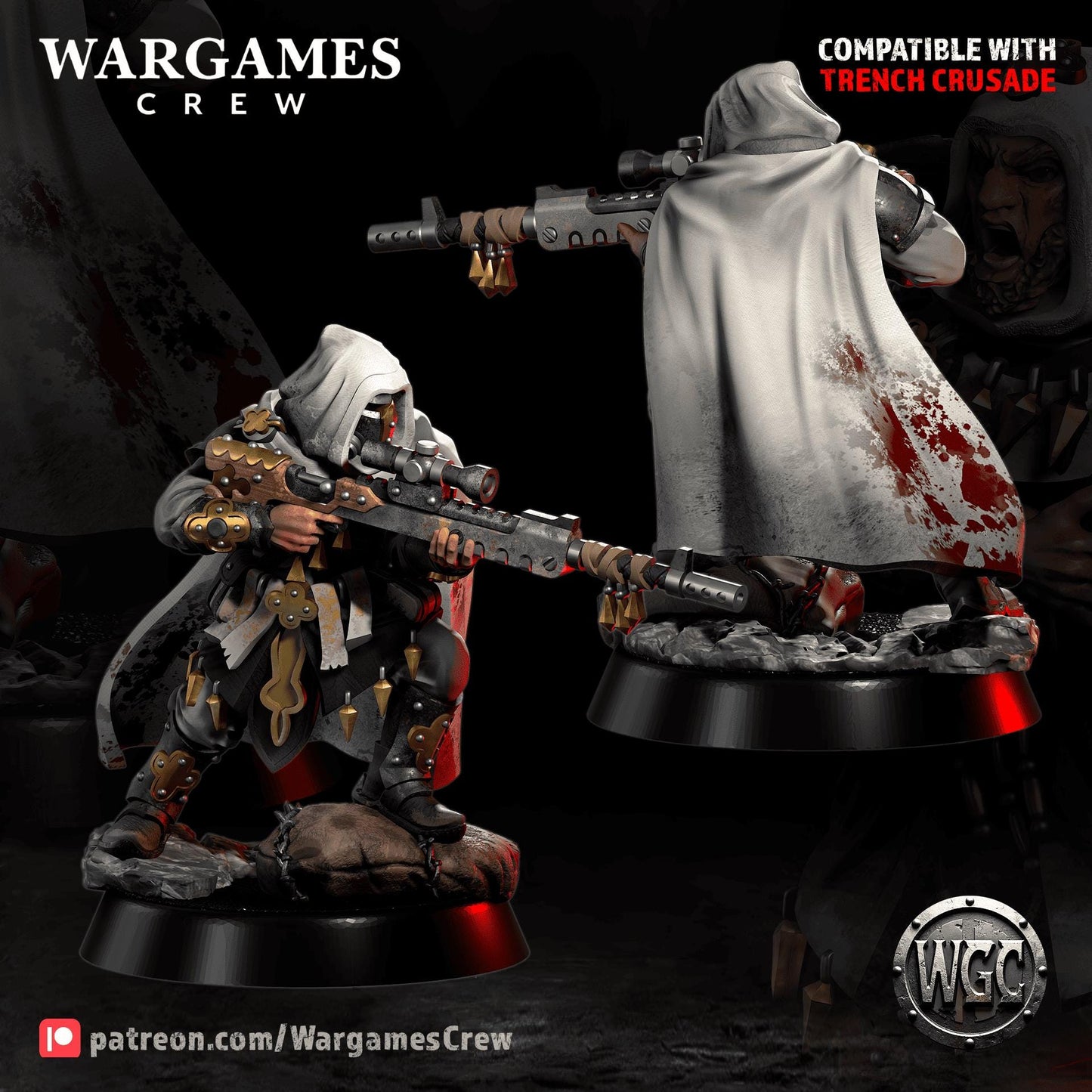 Wargames Crew Abyssinian Colonial Phalanx Regulars Сommand - Trench  Compatible (Custom Order) - product image 4 of 7