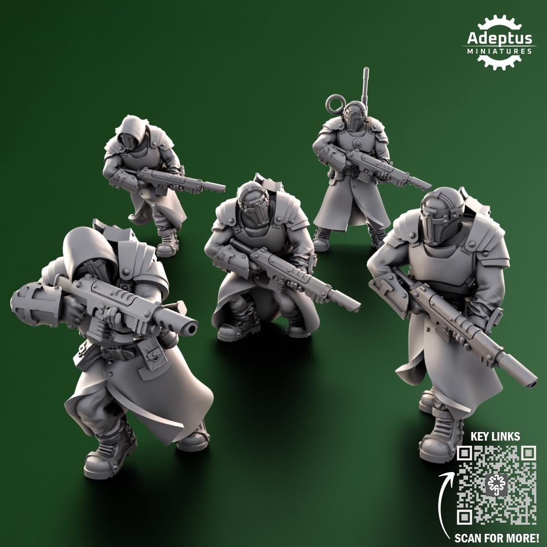 Adeptus Miniatures Crusaders Covenant Infantry Squad (Custom Order) - product image 6 of 7