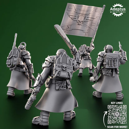 Adeptus Miniatures Crusaders Covenant Command Squad (Custom Order) - product image 2 of 9