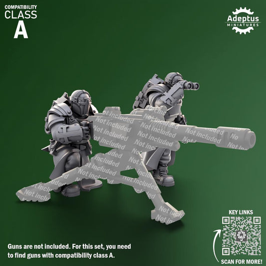 Adeptus Miniatures Crusaders Covenant Heavy Weapons Teams x3 (Custom Order) - product image 2 of 8
