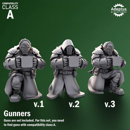 Adeptus Miniatures Crusaders Covenant Heavy Weapons Teams x3 (Custom Order) - product image 3 of 8