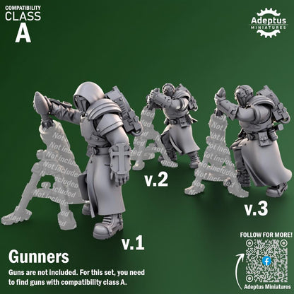 Adeptus Miniatures Crusaders Covenant Heavy Weapons Teams x3 (Custom Order) - product image 6 of 8