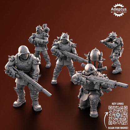 Adeptus Miniatures Twisted Horde. Renegades and Heretics Infantry Squad (Custom Order) - product image 2 of 10