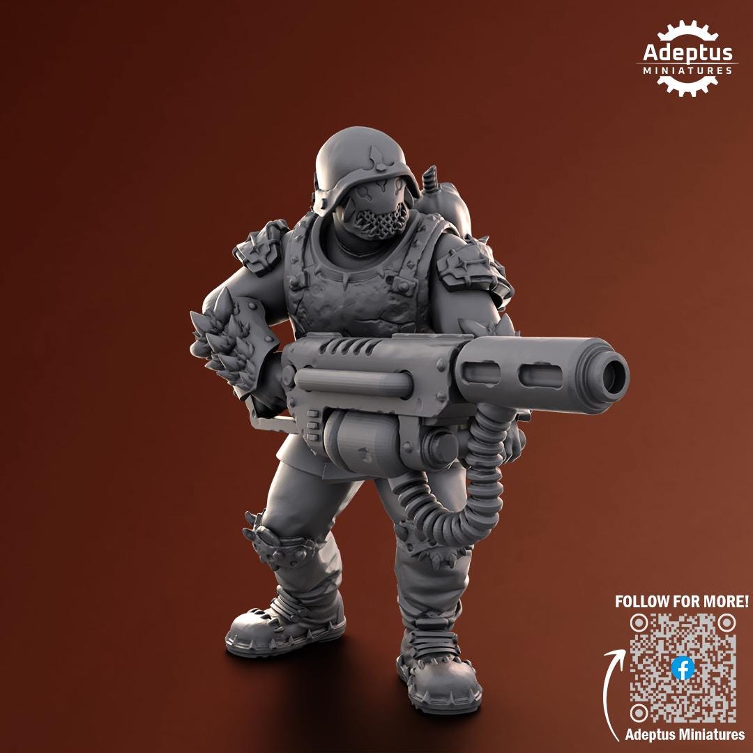 Adeptus Miniatures Twisted Horde. Renegades and Heretics Special Weapons (Custom Order) - product image 3 of 5