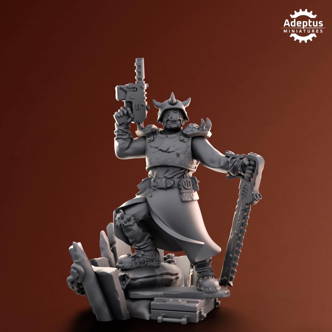 Adeptus Miniatures Twisted Horde. Renegades and Heretics Command Squad (Custom Order) - product image 7 of 8