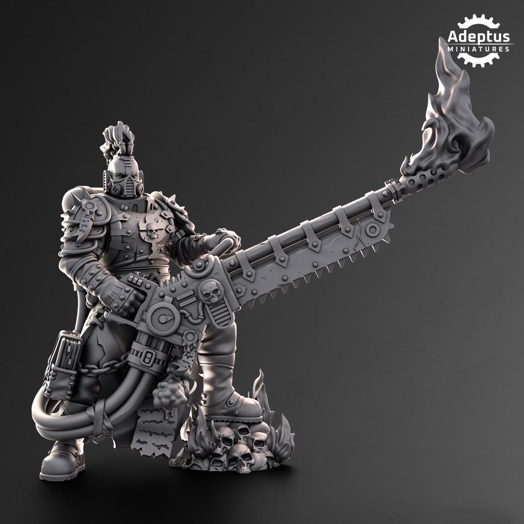 Adeptus Miniatures Fervent Preacher Imperial Guard (Custom Order) - product image 1 of 3