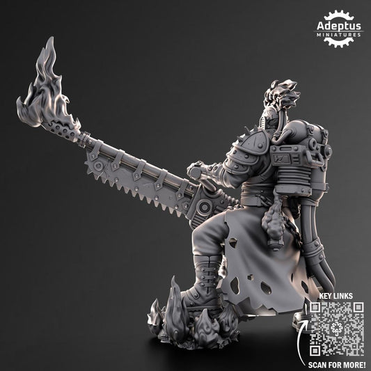 Adeptus Miniatures Fervent Preacher Imperial Guard (Custom Order) - product image 2 of 3