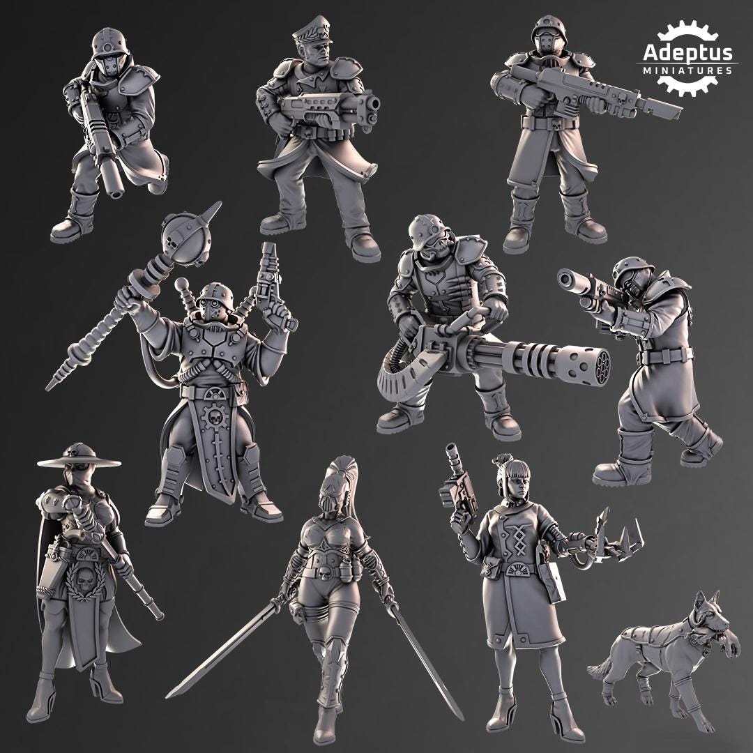 Adeptus Miniatures Kill Squad. Mercenary Syndicate (Custom Order) - product image 2 of 3